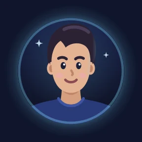A drawing of Dias, who made Glowabouts